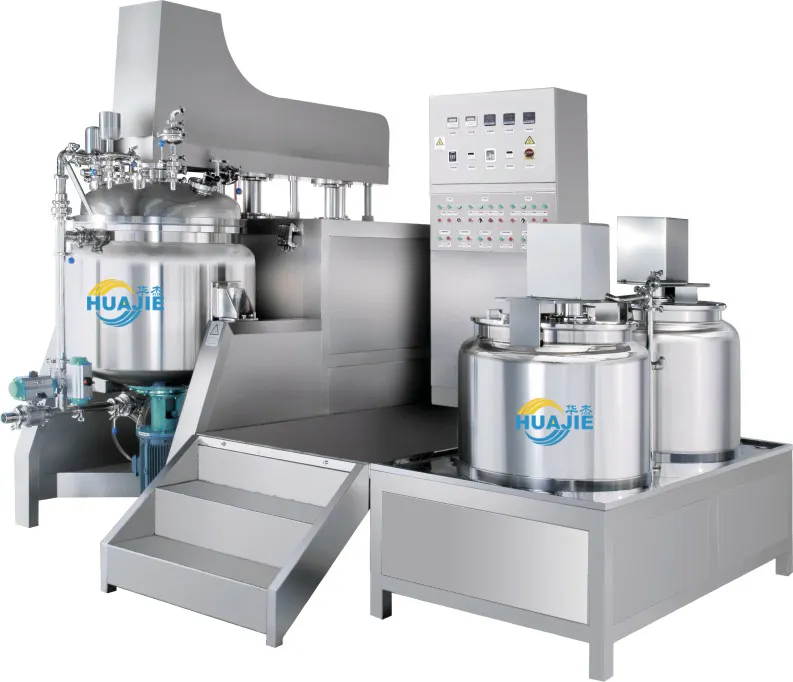 Huajie 5l-20000l Machine-Voor-Maken-Cosmetica-Crèmemachine Cosmetica Automatische Cosmetische Mengmachine Laboratorium