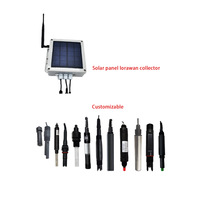 Capteurs de qualité de l'eau multiparamètres, de turbidité, de pH et d'ammonium, alimentés par batterie solaire intégrée, avec technologie LoRaWAN, pour puits