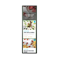 Layar LCD Digital Shelf Edge Display 37,8 Inci Bentuk Bar untuk Iklan di Rak, Digital Signage untuk Supermarket