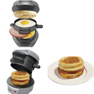 Machine électrique 3-en-1 <span class=keywords><strong>pour</strong></span> le petit-déjeuner en plein air Sculpture unique <span class=keywords><strong>pour</strong></span> les hamburgers et les recettes de hamburgers à usage domestique dans les hôtels - Product Image 1