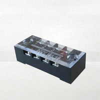 Borne de distribution ignifuge à brancher, 1-5 AWG, en cuivre nickelé, pour armoires de contrôle industrielles et automobiles