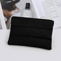 Vente en gros de pochette de maquillage en néoprène souple et matelassée pour cosmétiques, bonbons, soins de beauté, rangement, trousse de toilette de voyage