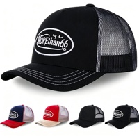 Op maat gemaakte logo Terry katoenen baseballcap met puffprint fruit/argyle patroon verstelbaar unisex sport golf groothandel