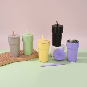 Vaso Térmico de Acero Inoxidable 304 con Logotipo Personalizado, Diseño Portátil y Moderno para Uso en Exteriores y Automóviles, con Pajita - Product Image 3