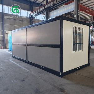 Casa contenedor plegable de 20 pies, casa móvil Modular, prefabricada, carcasa pequeña, diseño moderno, impermeable, taller de construcción de oficinas - Product Image 2