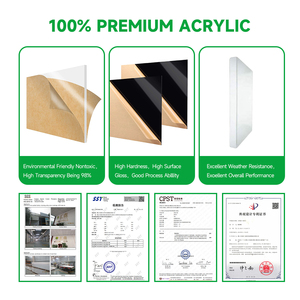 Scatola portaoggetti quadrata in acrilico trasparente, porta documenti e riviste, organizer per ufficio, casa e supermercato - Product Image 2