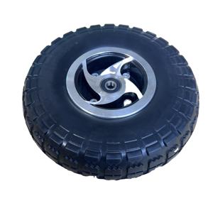 Nouveau 10 pouces 4.10/3.50 <span class=keywords><strong>Roues</strong></span> libres plates avec jante en alliage d'<span class=keywords><strong>aluminium</strong></span> pour chariot à main de <span class=keywords><strong>brouette</strong></span> - Product Image 4