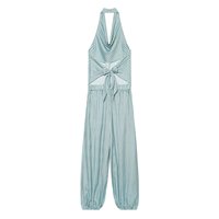 Combinaison rayée décontractée et élégante pour femme, nouvelle collection 2026, style rétro chic sans manches.