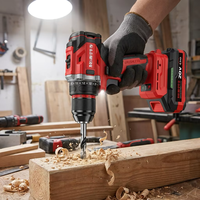 Perceuse sans fil sans balais S20-1 20V, mandrin sans clé 10 mm, 1800 tr/min, perceuse électrique professionnelle haute vitesse pour le travail du bois et le bricolage