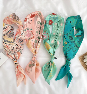 تخفيضات كبيرة عالية الجودة فاخرة أنماط التارو مقبض عصابة شعر الرقبة الساتان وشاح اكسسوارات الأوشحة هدية الزفاف - Product Image 1