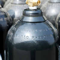 Le fabricant vend une bouteille de gaz haute pression 5L-60L bouteille d'air acétylène industriel oxygène gaz prix de la bouteille d'azote