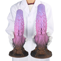 Nouveau style Godemiché en silicone premium, forme tentacules de pieuvre et alien, utilisable comme plug anal, pour l'expansion anale SM, jouet sexuel érotique pour adultes en forme d'animal Dongguan