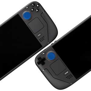 Playvital ที่ครอบจอยสติ๊กซิลิโคนสีน้ำเงิน4ชิ้นสำหรับดาดฟ้าไอน้ำ - Product Image 4
