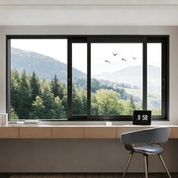 Ventanas Corredizas de Aluminio para Cocina Moderna, Resistentes a Impactos y Huracanes, con Aislamiento Térmico, Certificación NFRC