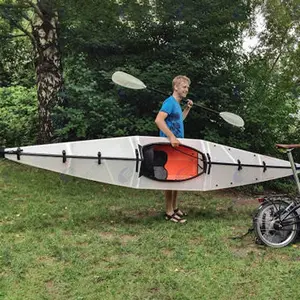 Kayak plegable individual, portátil, con accesorios, novedad, venta al por mayor