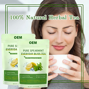 ชาสมุนไพร OEM เพียว สเปียร์มิ้นท์ เอฟเวอร์เดย์ บลิส ผสมผสานเพื่อสุขภาพ 100% จากธรรมชาติ ช่วยผ่อนคลาย บรรจุ 20 ซองชาในกล่อง - Product Image 4