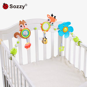 Jouets sensoriels personnalisés Sozzy en forme d'éléphant <span class=keywords><strong>pour</strong></span> bébé, jouets suspendus <span class=keywords><strong>pour</strong></span> lit <span class=keywords><strong>de</strong></span> bébé, jouets d'<span class=keywords><strong>arche</strong></span> d'activités musicales doux <span class=keywords><strong>pour</strong></span> berceau, lit d'enfant, <span class=keywords><strong>poussette</strong></span>, jouets sensoriels apaisants - Product Image 3