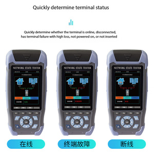 Testeur de ressources réseau PON 10 km, stylo à lumière rouge intégré, testeur 2 en <span class=keywords><strong>1</strong></span> pour fibre optique et câble Cat5 - Product Image 2