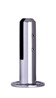 Spigot d'escalier moderne en acier inoxydable et verre de haute qualité, facile à installer pour hôtels, balcons et villas