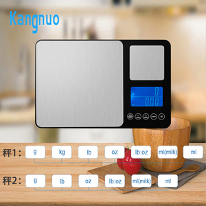 Balance de cuisine numérique électrique à double plateforme en acier inoxydable haute précision - Product Image 4