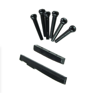 Broches de pont de <span class=keywords><strong>guitare</strong></span> <span class=keywords><strong>acoustique</strong></span> personnalisées de bonne qualité, pièces d'écrou de selle, écrou de <span class=keywords><strong>guitare</strong></span> - Product Image 1