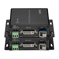 Convertisseur DVI vers LC SFP à fibre optique 4K30Hz, monomode, 1 cœur, 10 km