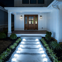 Lampes solaires d'extérieur, lampes solaires pour terrasse, lampes solaires pour allée, lampe LED étanche en forme d'œuf pour jardin, escalier, patio, cour, décoration