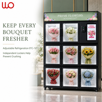 Distributeur automatique de fleurs intelligent à 8 compartiments avec contrôle cloud et gestion des stocks