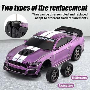 YT <span class=keywords><strong>1</strong></span>/43 complet/<span class=keywords><strong>demi</strong></span>-échelle proportionnel direction télécommande 4WD dérive véhicule avec lumière RC dérive voiture de course pour garçon <span class=keywords><strong>jouet</strong></span> - Product Image 5