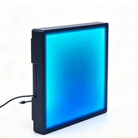 Anpassbare Atmosphärische Regenbogen-LED-Bodenplatte - Abstimmbare RGB-Landschaftsbeleuchtung für Moderne Festivals & Öffentliche Räume - 50cm X 50cm