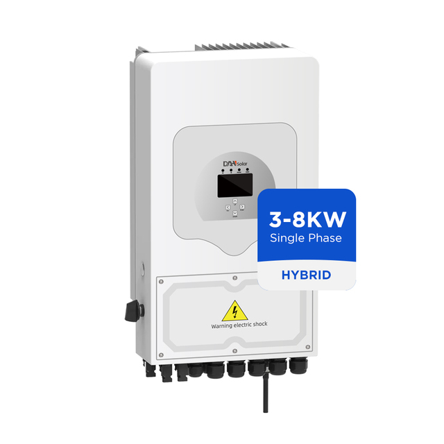 High Efficiency DEYE 6kw 5KW Single Phase Hybrid Inverter CE/IEC Certified 10-Year Warranty for Residential Solar Power