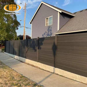 Cercas de WPC de Diseño Europeo Económicas para Jardín, 6 pies, Resistentes al Agua, de Madera Compuesta y Plástico con Marco de Aluminio - Product Image 4