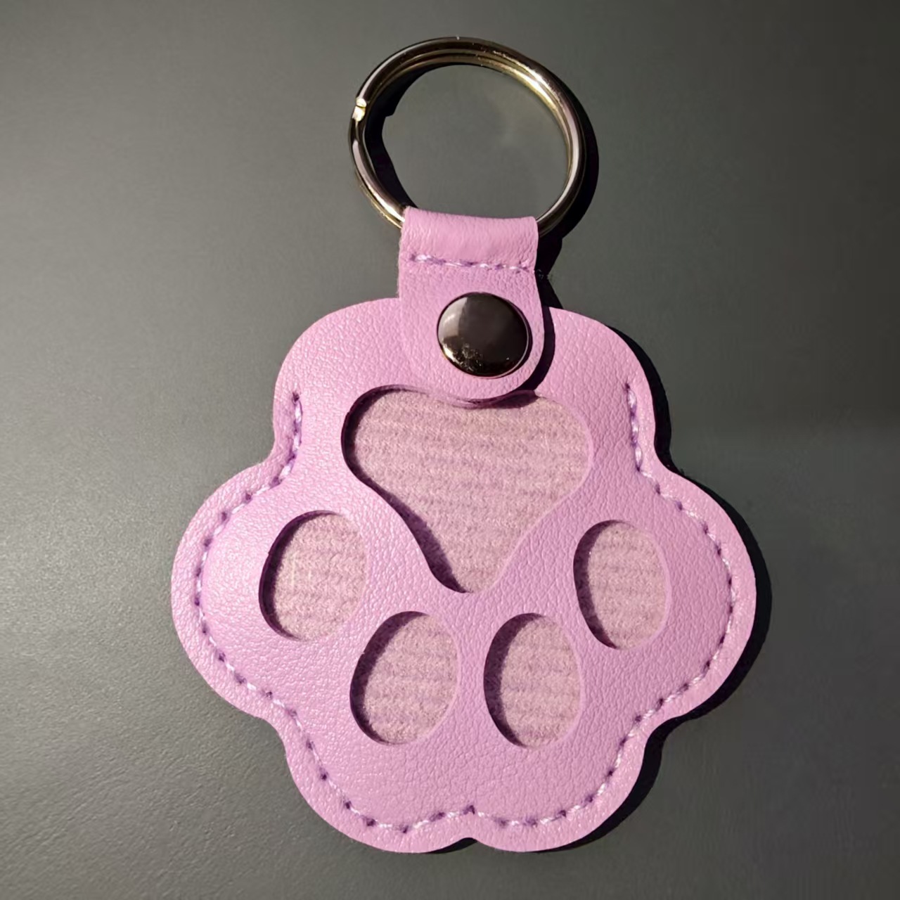 Pendentif de rangement pour poils d'animaux★ Film transparent [violet] 1 pièce envoyée