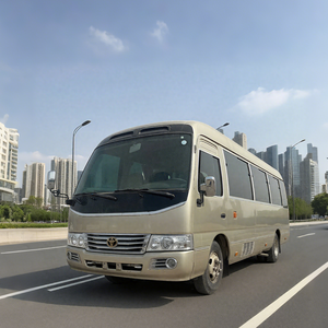 Luxury <strong>Minibus</strong> Diesel Customized LOGO 23 Seater Coaster China Bus For Sale Used Bus - Product Image 1