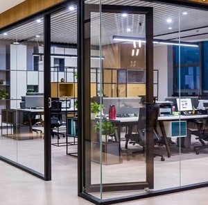 Chất lượng cao nhôm khung kính phân vùng tường cho văn phòng thương mại không gian phòng hội nghị Divider giải pháp - Product Image 3