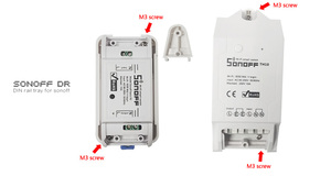 Sonoff DR Bandeja de riel DIN Soporte de caja de riel montado ajustable Solución de montaje en rack Automatización inteligente del hogar con características WiFi - Product Image 2
