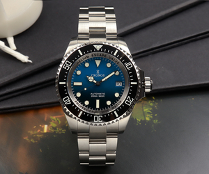 Reloj Automático para Hombre <span class=keywords><strong>CRONOS</strong></span> L6009, 44 mm, Reloj de Pulsera Mecánico, Zafiro, Sumergible 200 ATM, Luminoso BGW-9, Bisel de Cerámica PT5000 - Product Image 3