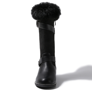 Children Over <b>Knee</b> Boots Girl Shoes <b>Knee</b> Fashion Classy Leather Children Boots Autumn and Winter Princess Girls Boots - Product Image 2