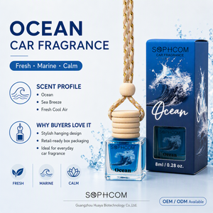 Diffuseur <span class=keywords><strong>de</strong></span> parfum pour voiture 8ml en gros, flacon en verre avec bouchon en bois, désodorisant suspendu pour voiture, flacon vide pour huiles essentielles, <span class=keywords><strong>prix</strong></span> usine en vrac, OEM - Product Image 3