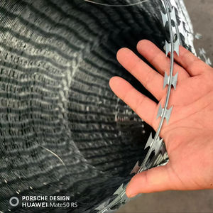 Alambre de Acero Galvanizado en Caliente, Tipo Espiral Recta, Tipo <span class=keywords><strong>Concertina</strong></span>, para Protección, <span class=keywords><strong>Precio</strong></span> al por Mayor - Product Image 2