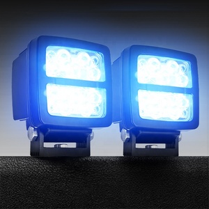 Luz de Trabajo LED Cuadrada de Aluminio de 4 Pulgadas con Certificación IP6K9K IP68 para Pulverizadores Agrícolas, 58W, Haz de Luz Tipo Lápiz, Luz LED Azul para Pulverizador - Product Image 1
