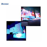 In lega di alluminio cubo 3d led p2.5 p3.91 p4 p5 cubo display a led formato su misura led video cubo
