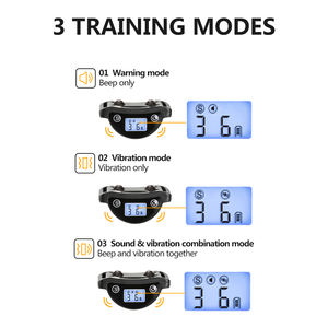 2024 हॉट सेल्स IP65 वाटरप्रूफ रिचार्जेबल एलसीडी डिस्प्ले नो शॉक ऑटोमैटिक स्टॉप बार्किंग डिवाइस एंटी बार्क कॉलर - Product Image 4