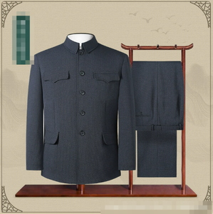<span class=keywords><strong>Costume</strong></span> <span class=keywords><strong>Mao</strong></span> pour <span class=keywords><strong>homme</strong></span>, veste traditionnelle chinoise, <span class=keywords><strong>costume</strong></span> de tunique, Nouvel An, Festival du printemps, Zhong Shan, <span class=keywords><strong>costume</strong></span> à plusieurs poches, cadeaux pour papa - Product Image 3