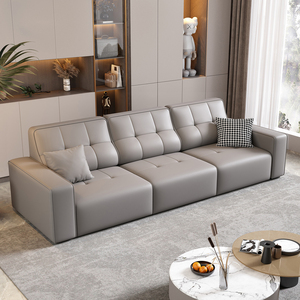 Sofá Cama Eléctrico de Lujo, Moderno, de Cuero, con Control Remoto, Multifuncional, <span class=keywords><strong>Sofás</strong></span> Cama Tipo Nube para Sala de Estar, <span class=keywords><strong>Sofás</strong></span> para el Hogar - Product Image 6