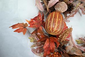 Good Price Customized 24inch Home <b>Decoration</b> Pinecorn Artificial Autumn Pumpkin Wreath - Product Image 4