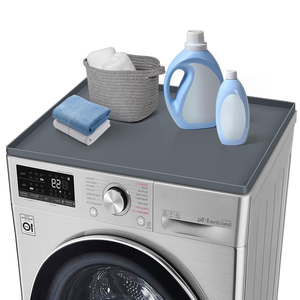 <b>Silicone</b> Washmachine Top <b>Mat</b> 60*60cm,60*50cm High Quality <b>Silicone</b> with Raised Edge Multi Functional - Product Image 2