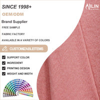 Polyester-Strickstoff Beidseitig Gebürsteter Fleece-Stoff 100% Polyester