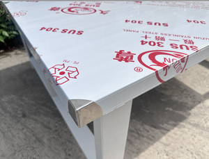 Banc de travail extra large en acier inoxydable 304 robuste avec tiroirs robustes, table d'atelier industrielle pour ateliers - Product Image 5