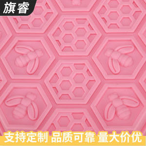 Honeycomb Silicone Cake Mold Pink 1 Piece Baking Mold Oven Safe - Product Image 5
